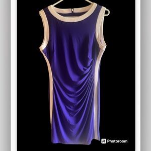 Chaps purple dress size L